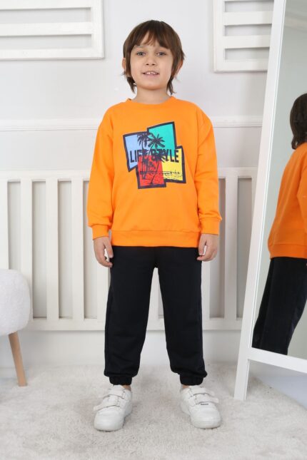 İKİ İP BEBE TAKIM 241425 - ORANJ