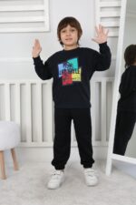 İKİ İP BEBE TAKIM 241425 - SİYAH