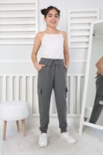 İKİ İPLİK EŞOFMAN ALT 231005 - ANTRASİT