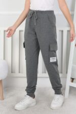 İKİ İPLİK EŞOFMAN ALT 231005 - ANTRASİT