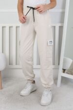 İKİ İPLİK EŞOFMAN ALT 231005 - BEJ