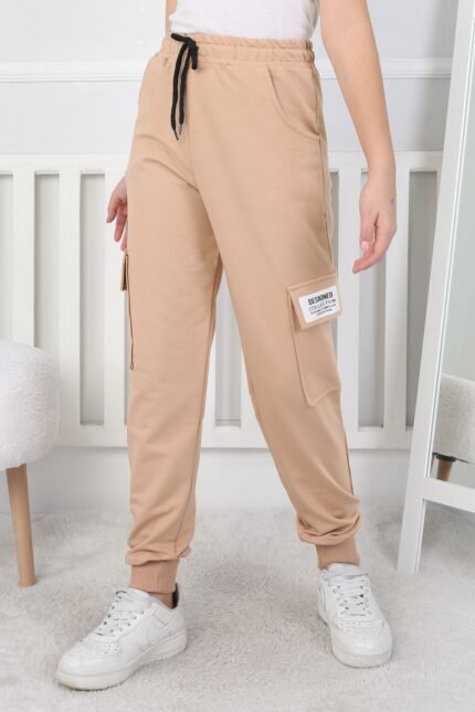 İKİ İPLİK EŞOFMAN ALT 231005 - KAHVE