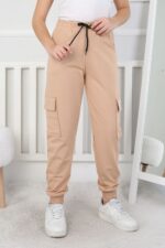 İKİ İPLİK EŞOFMAN ALT 231005 - KAHVE