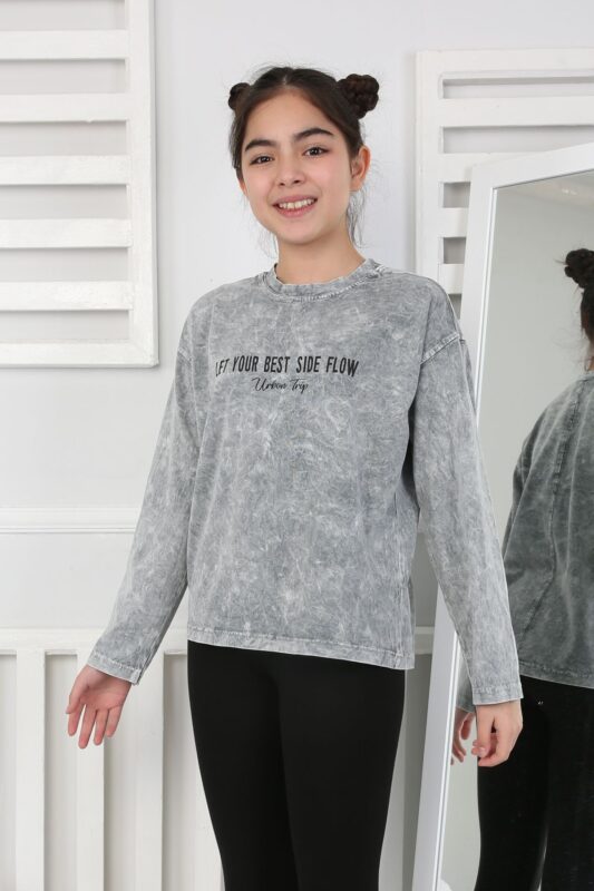 KOMPAK YIKAMALI SWEAT 241503 - FÜME