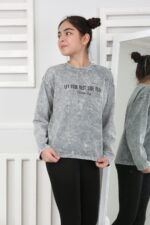 KOMPAK YIKAMALI SWEAT 241503 - FÜME