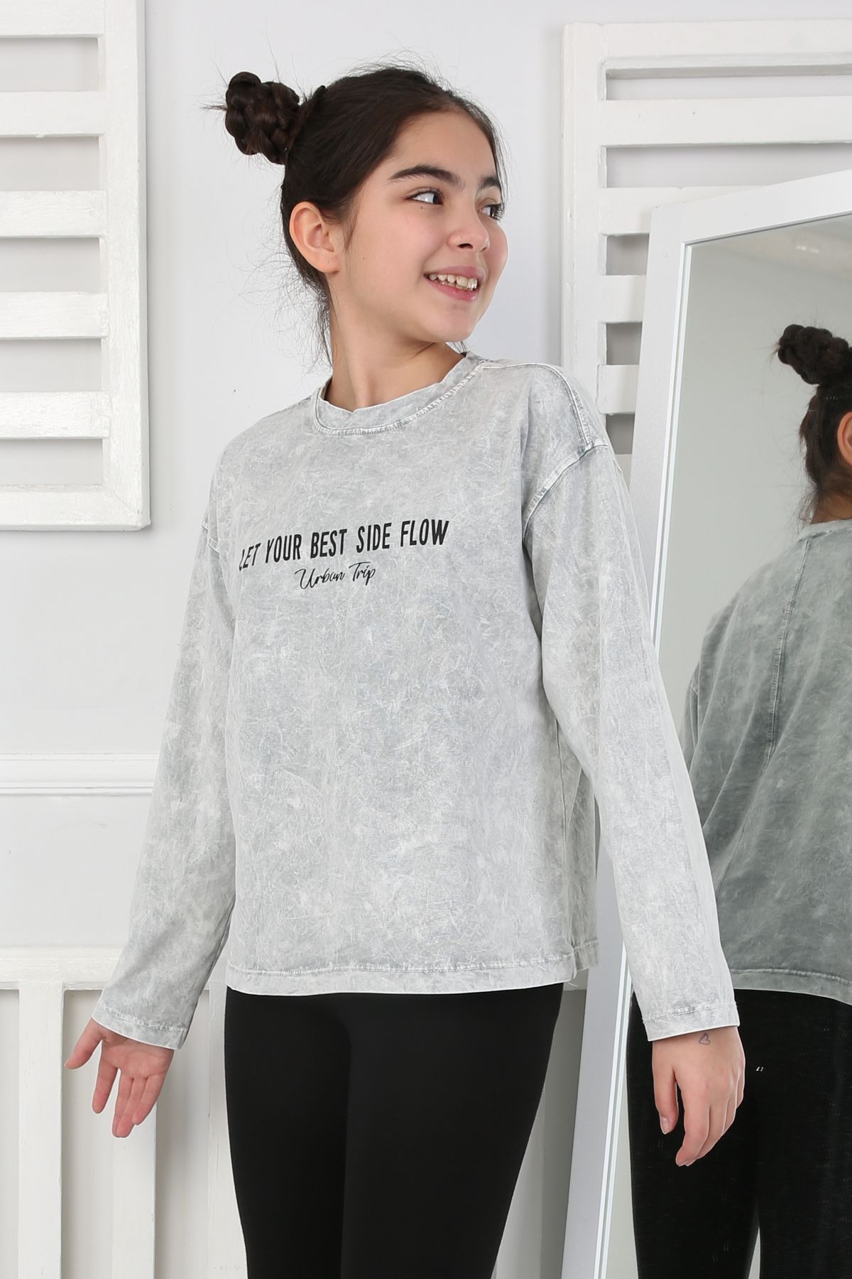 KOMPAK YIKAMALI SWEAT 241503 – GRİ