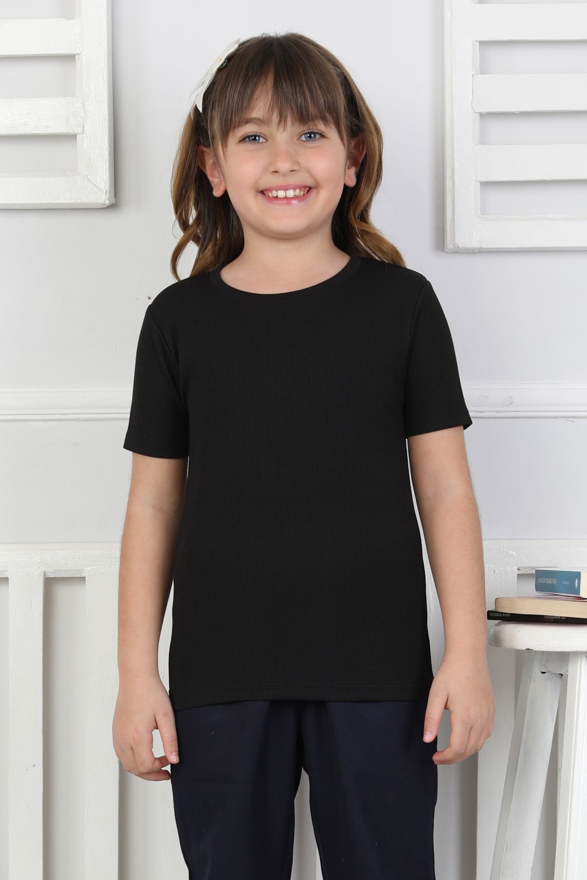 OKUL ORTA KISA KOL DÜZ BODY (BUZZY) – SİYAH