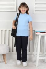 OKUL ORTA YARIM BALIKÇI KOMPAK - MAVİ
