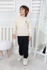 REGLAN KOLLU BEBE İKİ İP TAKIM 241423 - BEJ