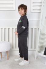 REGLAN KOLLU BEBE İKİ İP TAKIM 241423 - FÜME