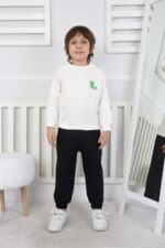 REGLAN KOLLU BEBE İKİ İP TAKIM 241423 - KREM