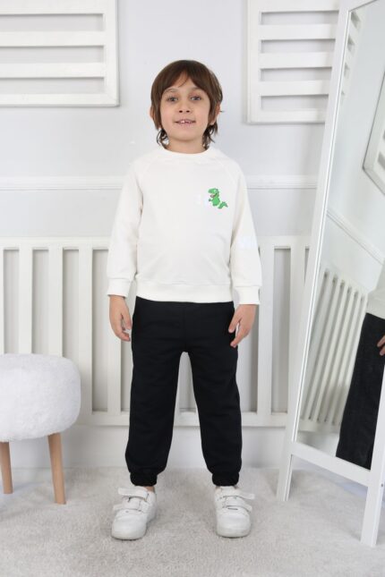 REGLAN KOLLU BEBE İKİ İP TAKIM 241423 - KREM