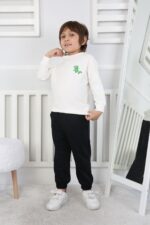 REGLAN KOLLU BEBE İKİ İP TAKIM 241423 - KREM