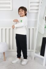 REGLAN KOLLU BEBE İKİ İP TAKIM 241423 - KREM