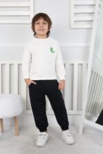 REGLAN KOLLU BEBE İKİ İP TAKIM 241423 - KREM