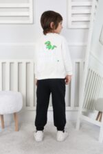 REGLAN KOLLU BEBE İKİ İP TAKIM 241423 - KREM
