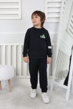 REGLAN KOLLU BEBE İKİ İP TAKIM 241423 - LACİVERT