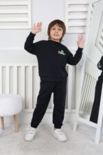 REGLAN KOLLU BEBE İKİ İP TAKIM 241423 - LACİVERT