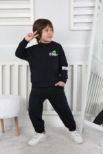 REGLAN KOLLU BEBE İKİ İP TAKIM 241423 - LACİVERT