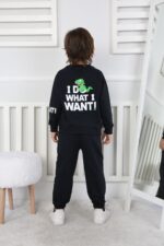 REGLAN KOLLU BEBE İKİ İP TAKIM 241423 - LACİVERT