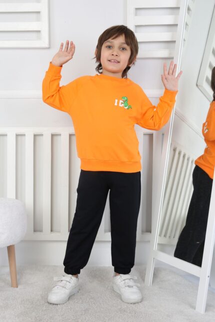REGLAN KOLLU BEBE İKİ İP TAKIM 241423 - ORANJ