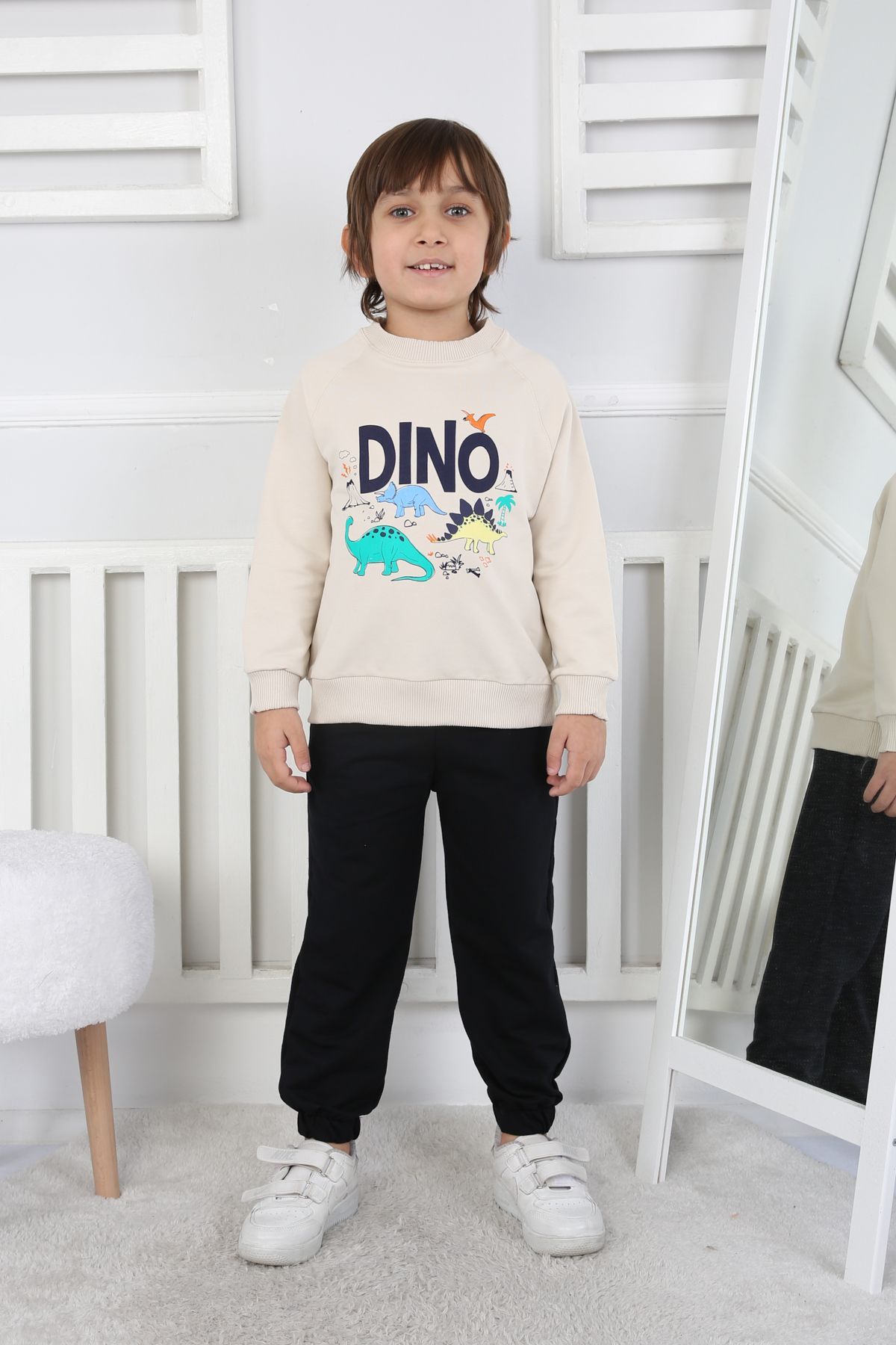 REGLAN KOLLU İKİ İP BEBE TAKIM 241424 – BEJ