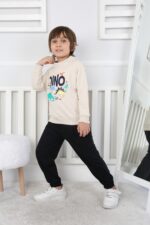 REGLAN KOLLU İKİ İP BEBE TAKIM 241424 - BEJ