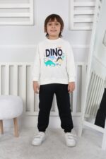 REGLAN KOLLU İKİ İP BEBE TAKIM 241424 - KREM