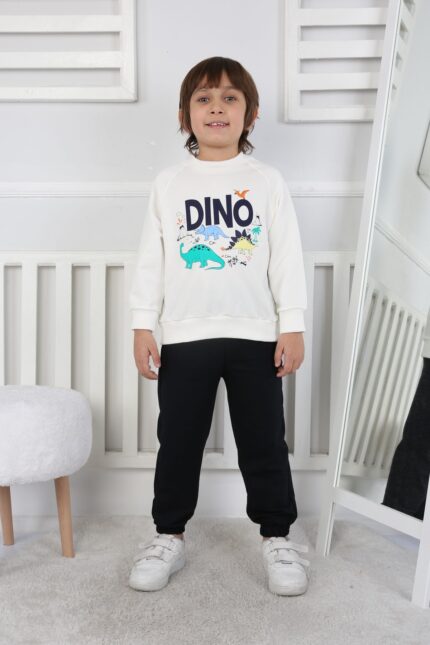 REGLAN KOLLU İKİ İP BEBE TAKIM 241424 - KREM