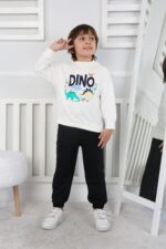 REGLAN KOLLU İKİ İP BEBE TAKIM 241424 - KREM