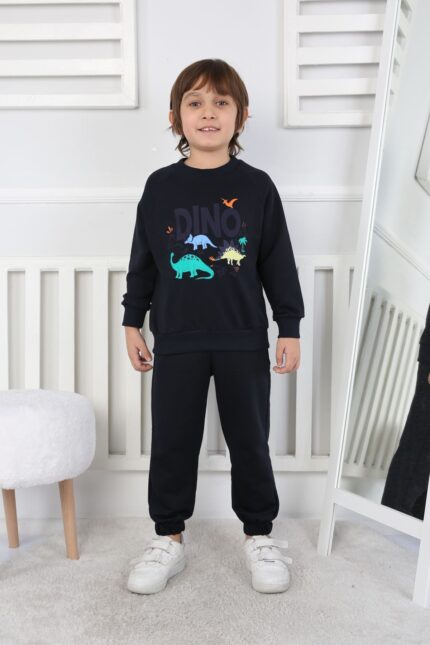 REGLAN KOLLU İKİ İP BEBE TAKIM 241424 - LACİVERT