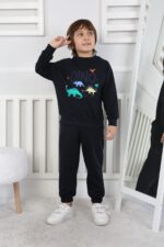 REGLAN KOLLU İKİ İP BEBE TAKIM 241424 - LACİVERT