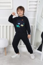 REGLAN KOLLU İKİ İP BEBE TAKIM 241424 - LACİVERT
