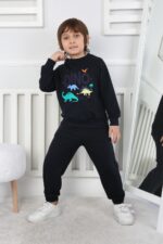 REGLAN KOLLU İKİ İP BEBE TAKIM 241424 - LACİVERT