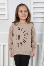 YIKAMALI NAKIŞLI SWEAT 251000 - BEJ