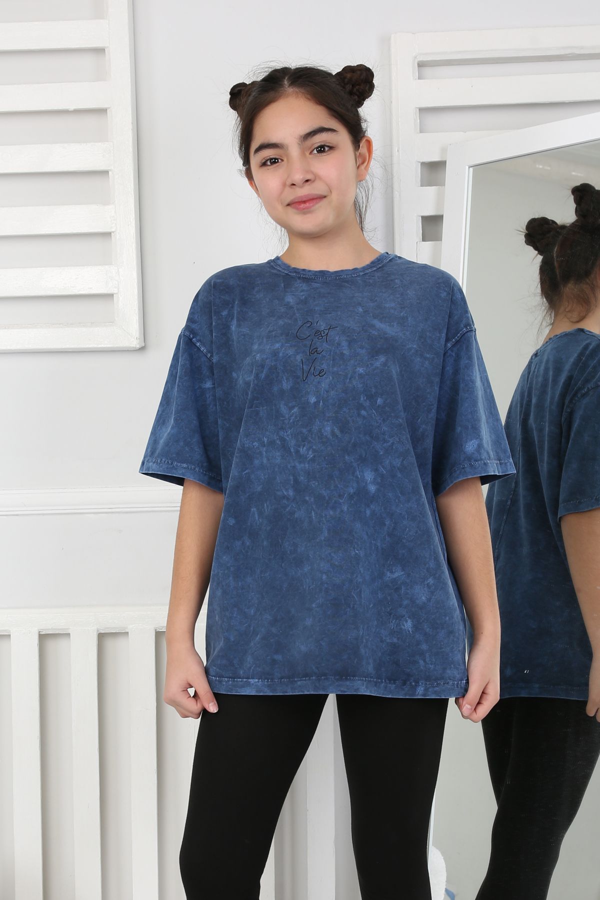 YIKAMALI TSHIRT 251007 – LACİVERT