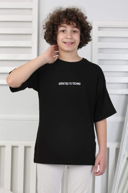 GARSON ERKEK KOMPAK TSHIRT - SİYAH