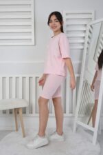GARSON KAPRİLİ TAKIM - TOZ PEMBE GARSON KAPRİLİ TAKIM - TOZ PEMBE