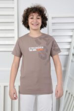 GARSON KOMPAK TSHIRT - KAHVE