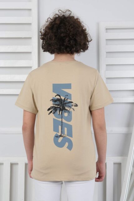 GARSON KOMPAK TSHIRT - BEJ
