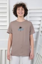GARSON KOMPAK TSHIRT - KAHVE