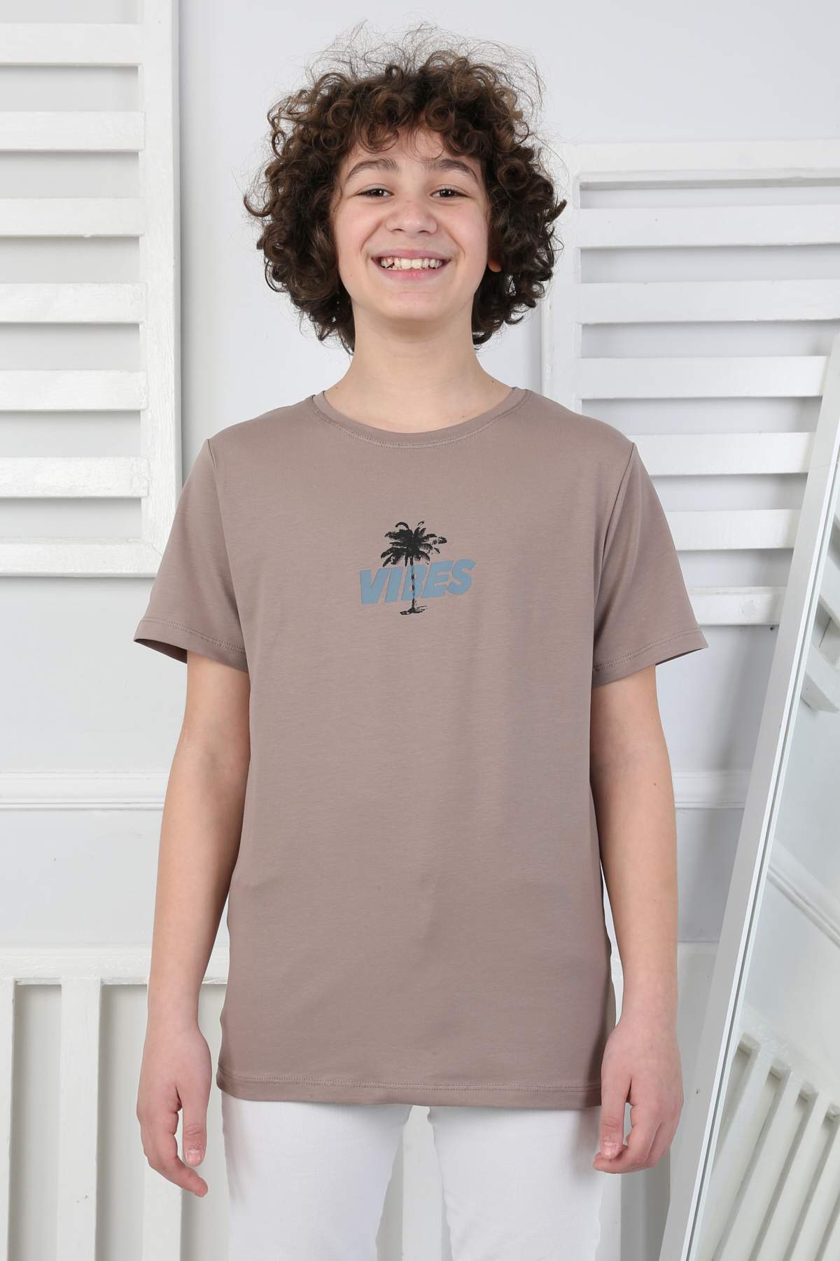 GARSON KOMPAK TSHIRT – KAHVE