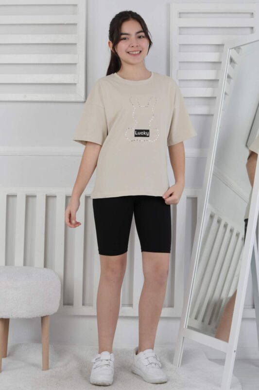 GARSON KOMPAK TSHIRT - BEJ