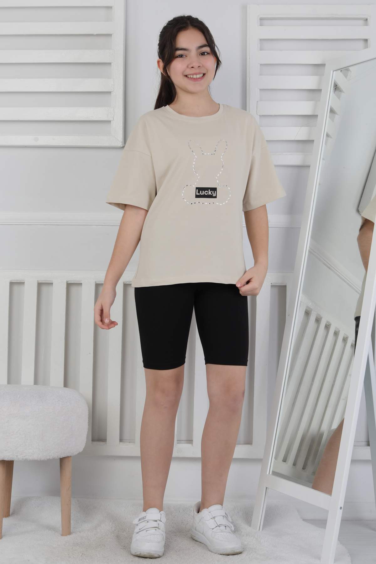 GARSON KOMPAK TSHIRT – BEJ