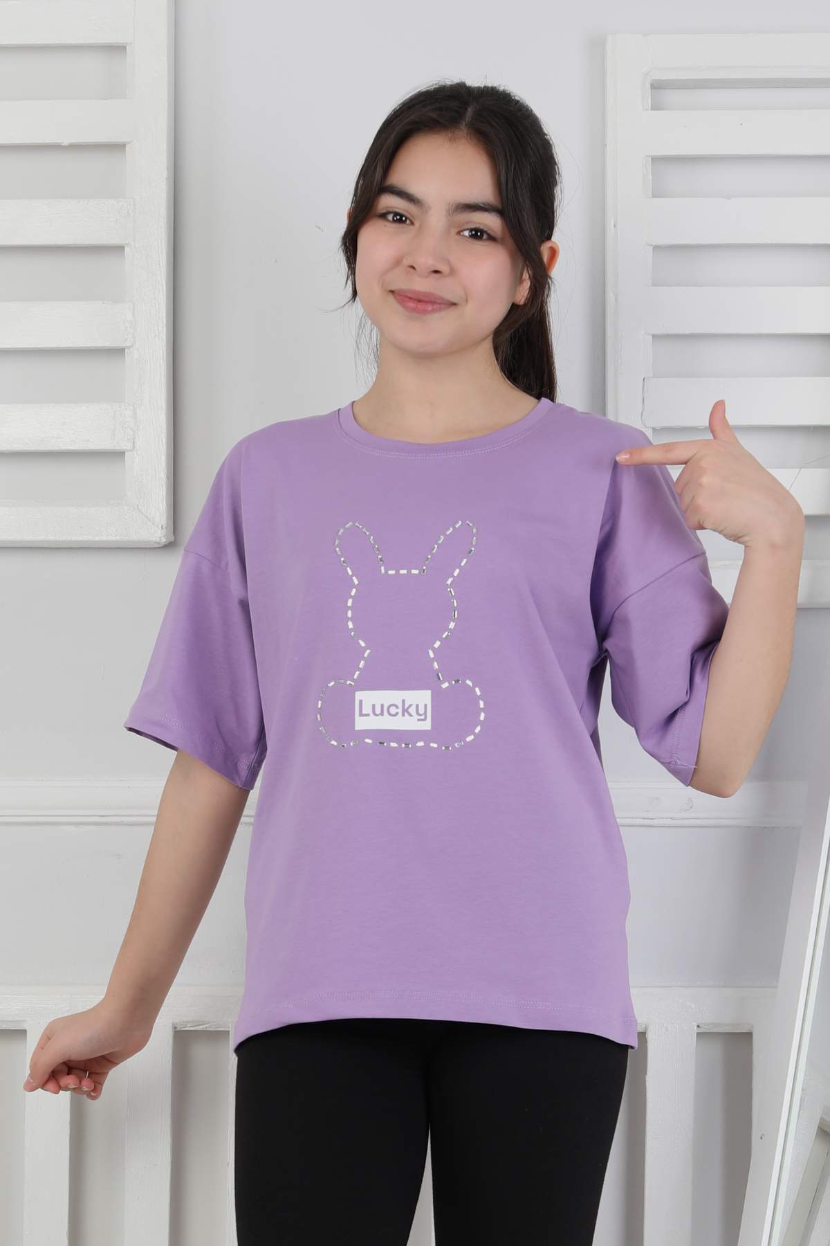 GARSON KOMPAK TSHIRT – LİLA