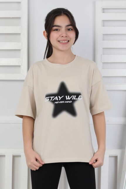 GARSON KOMPAK TSHIRT - BEJ