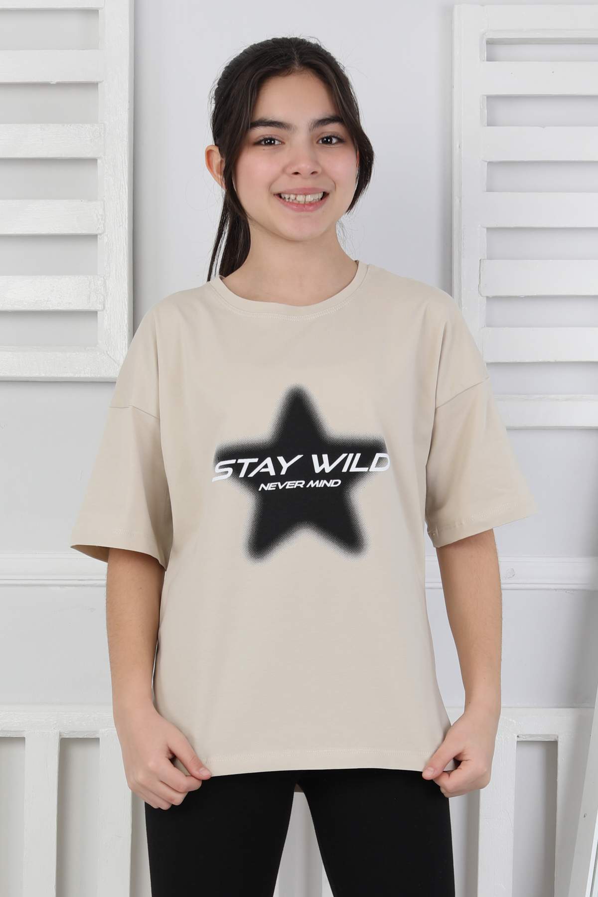 GARSON KOMPAK TSHIRT – BEJ