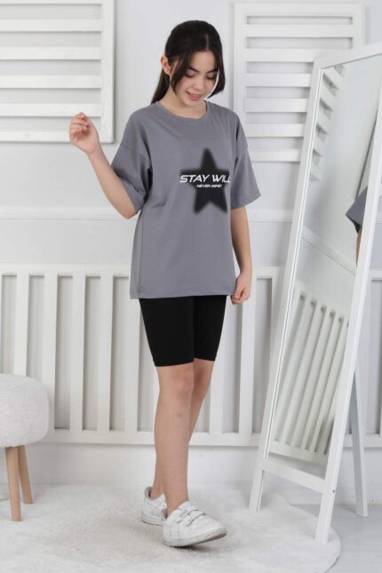 GARSON KOMPAK TSHIRT - FÜME