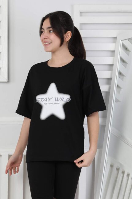 GARSON KOMPAK TSHIRT - SİYAH