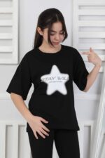GARSON KOMPAK TSHIRT - SİYAH